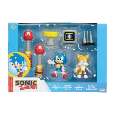Sonic 6 cm figure diorama set