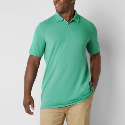 St. John s Bay Big and Tall Mens Regular Fit Short Sleeve Polo