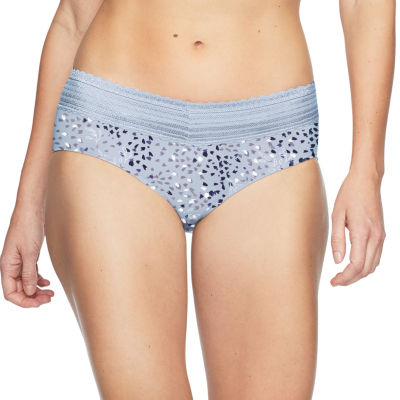 Warner's Women's No Pinching No Problems Cotton Lace Hipster Panty 