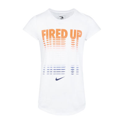 Nike 3BRAND by Russell Wilson Big Boys Crew Neck Short Sleeve Graphic T- Shirt, Color: White - JCPenney