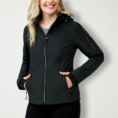 free country women's softshell jacket with detachable hood