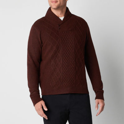 Jcpenney mens cardigan on sale sweaters