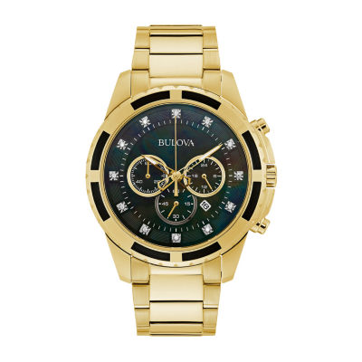 Bulova men's shop gold watches