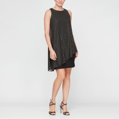 banana republic black one shoulder dress Women's Ann Taylor Ann Taylor Polka Dot Shirt Dress Black, M