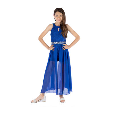 Jcpenney royal blue plus best sale size dress