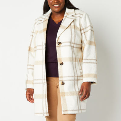 Liz claiborne midweight hooded peacoat hotsell