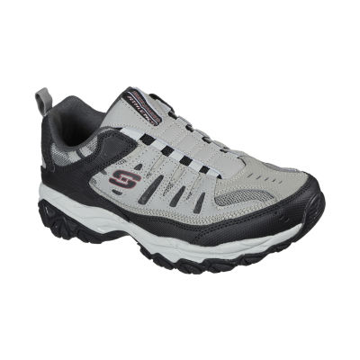 Skechers After M. Fit Wonted Mens Shoes Extra Wide Width, Color: Gray Black -