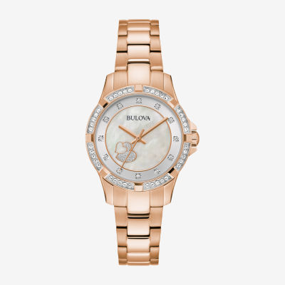 Bulova pink outlet women's watch