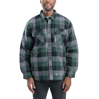 Berne Timber Flannel Shirt Big and Tall Mens Midweight Work Jacket