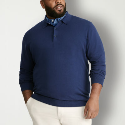 Men's long sleeve outlet polo shirts at jcpenney