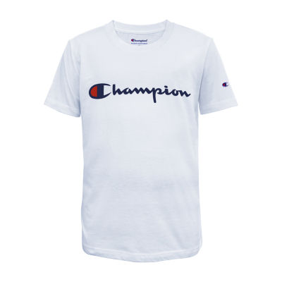 Champion white crew neck t shirt hot sale 5 pack