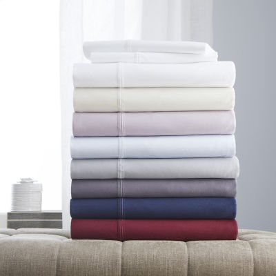 Twin 300 Thread Count Ultra Soft Fitted Sheet White - Threshold™