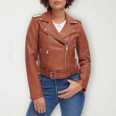 Jcpenney womens 2025 faux leather jackets