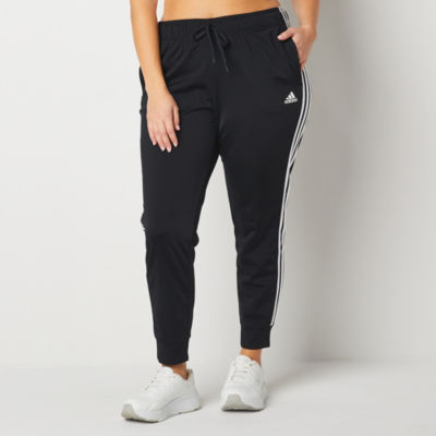 adidas Womens Plus Mid Rise Cuffed Track Pant - JCPenney