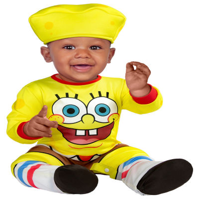 Baby Boys Spongebob Costume - Spongebob Squarepants, Color: Yellow