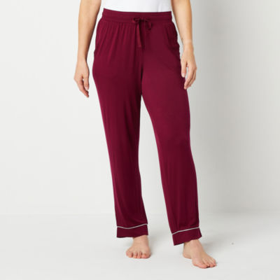 Burgundy discount pajama pants