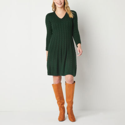 Jcpenney red sweater clearance dress