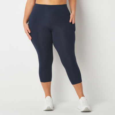 Xersion Performance High Rise Plus Workout Capris JCPenney