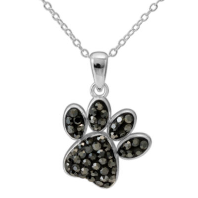 Sterling silver outlet dog paw necklace