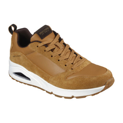 Skechers Uno Stacre Mens Sneakers, Color: Whiskey Leather - JCPenney