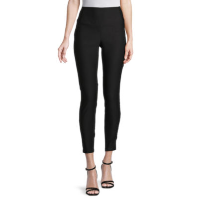 Worthington Womens Mid Rise Slim Pant-Tall, Color: Black - JCPenney