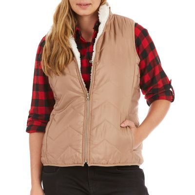 Smith's American Butter Sherpa Chevron Quilted Vest