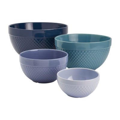 Martha Stewart Mixing 3-pc. Bowl Set, Color: Blue - JCPenney