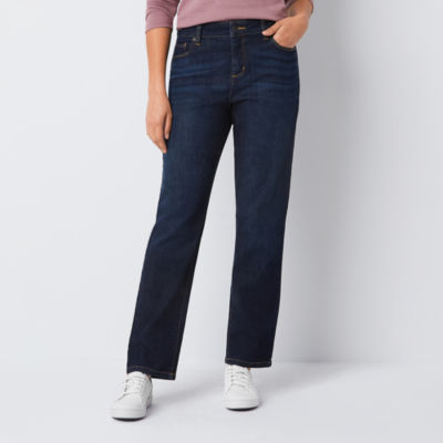 Straight Fit High Rise Vintage Blue Ankle Jeans | Calvin Klein