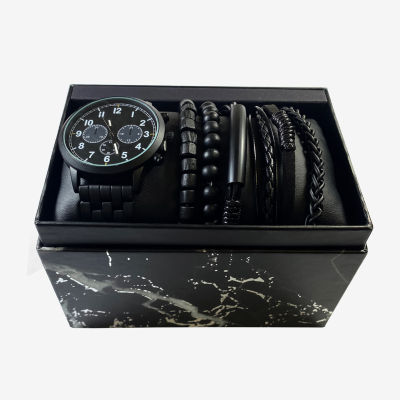 Geneva Geneva Mens Black Bracelet Watch Mac7120jc - JCPenney Geneva Geneva Mens Black Bracelet Watch Mac7120jc - JCPenney