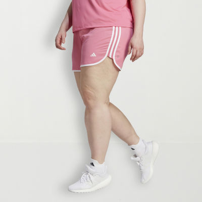 Pink hotsell adidas shorts