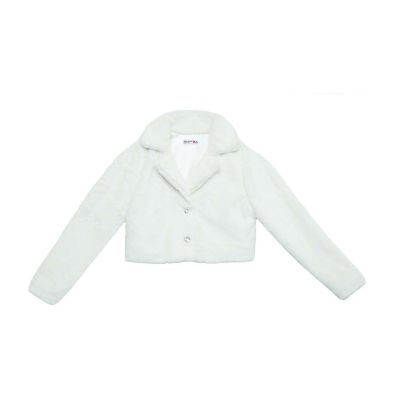 jcpenney white fur coat