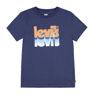 Levi s Big Boys Crew Neck Short Sleeve Graphic T Shirt