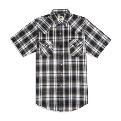 Short sleeve store flannel shirt