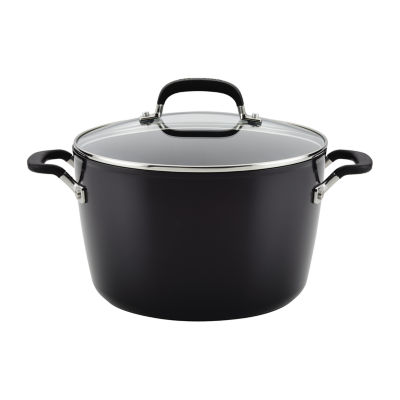 Oster Sangerfield 4 Quart Stainless Steel Dutch Oven with Lid and