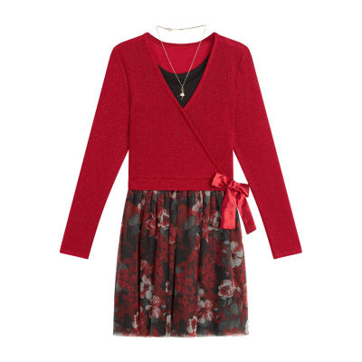 Jcpenney girl hot sale christmas dresses