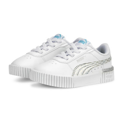 PUMA Carina 2.0 Mermaid Toddler Girls Sneakers Color White Blue