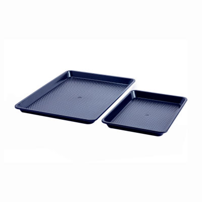 Blue Diamond 2pc. Small And Medium Non-Stick Cookie Sheet, Color: Blue -  JCPenney