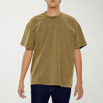 Forever 21 Mens Short Sleeve T-Shirt, Color: Olive - JCPenney