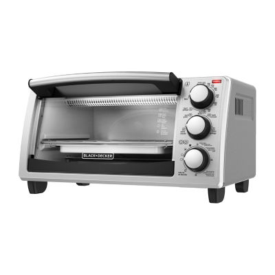  Black+Decker Natural Convection 4-Slice Toaster Oven with Even  Toast Technology & 4 Cooking Functions Including Bake, Broil, Toast & Keep  Warm, with Removable Crumb Tray, Timer and Power Light: Home 