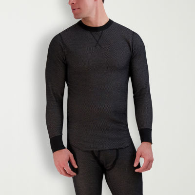 Black mens thermal outlet shirt