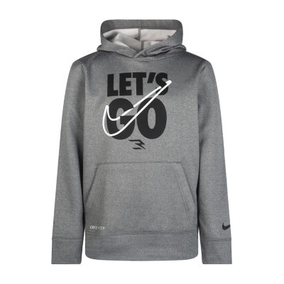 Boys nike hoodie discount white