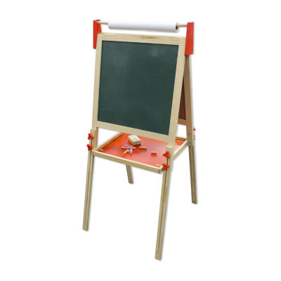 Delta Children Mysize Double-Sided Storage Easel - White Easel