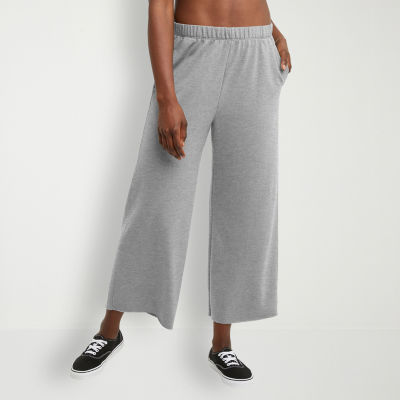 Hanes Womens Mid Rise Wide Leg Sweatpant - JCPenney