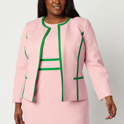 Women's plus size black hotsell suit jacket