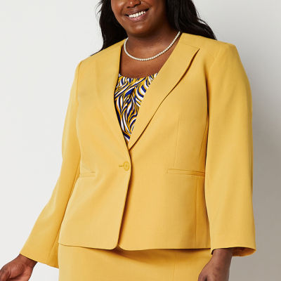 Plus size yellow clearance jacket