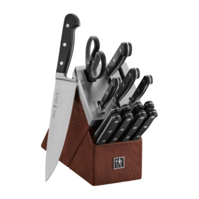  HENCKELS Definition Self-Sharpening Knife Block Set, 14-pc,  Black/Stainless Steel: Home & Kitchen