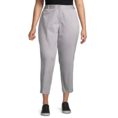 NWT Liz Claiborne Black GEO SECRETLY SLIMMING Emma Ankle Pants Women's Sz  20W