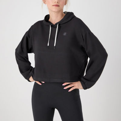 Champion women's black hoodie best sale