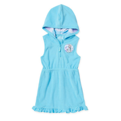 Disney Collection Little & Big Girls Stitch Fleece Zipper Hoodie, Color:  Blue - JCPenney