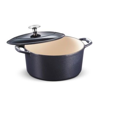 Mesa Mia Cast Iron 7-qt. Oval Dutch Oven with Lid, Color: Black - JCPenney